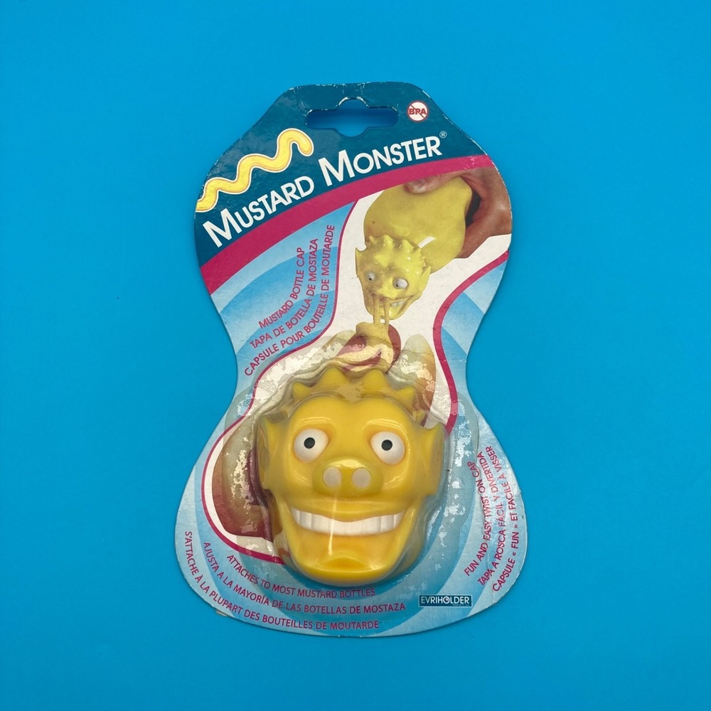 Mustard Monster Novelty Mustard Bottle Cap New Sealed